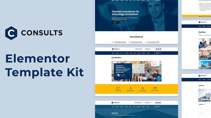 Consults - Business Elementor Template Kit