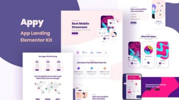 Appy - Sales & Landing Page Elementor Template Kit