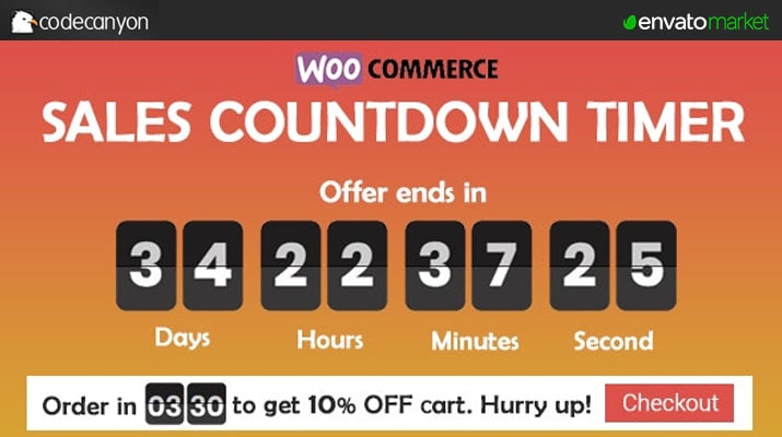 Checkout Countdown - Sales Countdown Timer for WooCommerce and WordPress
