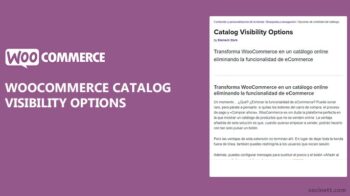 WooCommerce Catalog Visibility Options