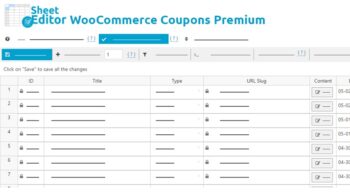 WP Sheet Editor - WooCommerce Coupons Premium