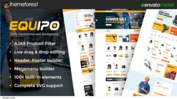 Equipo - Parts And Tools WordPress WooCommerce Theme