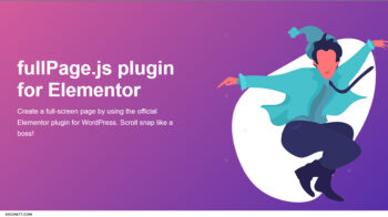 fullPage.js for Elementor