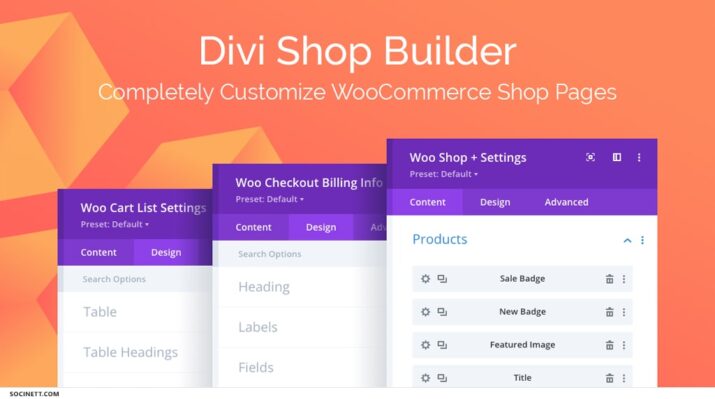 Divi Shop Builder For WooCommerce