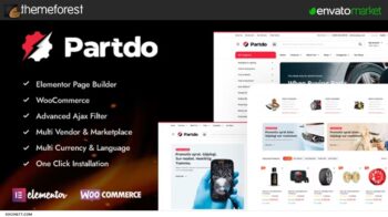 Partdo - Auto Parts and Tools Shop WooCommerce Theme